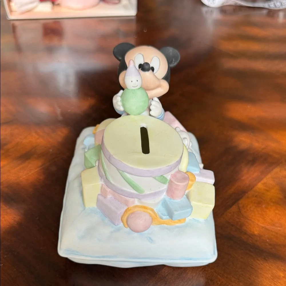 Mickey Mouse Ceramic Coin Bank - Picture 1 of 6
